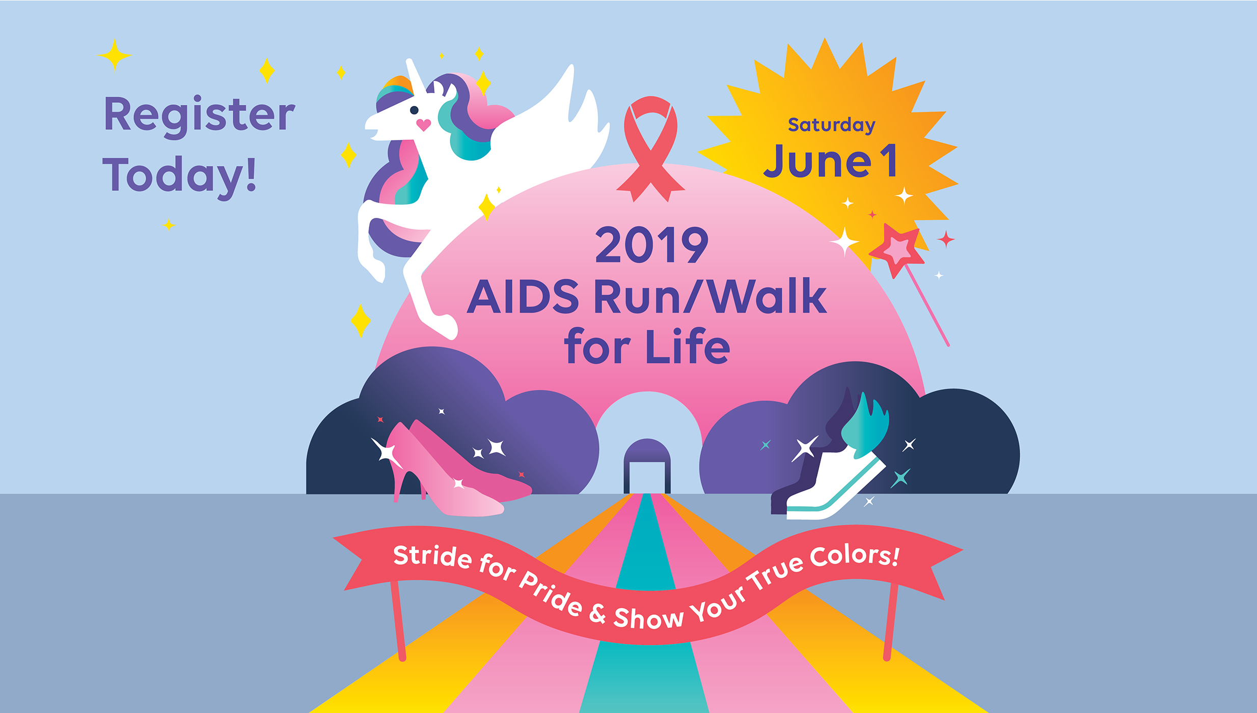Stride for Pride and Show Your True Colors at the AIDS Run/Walk for ...